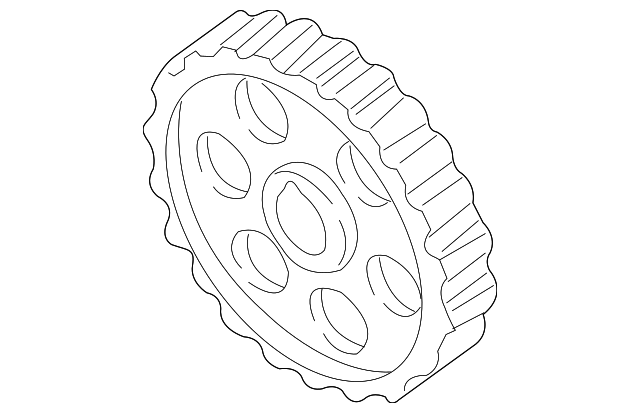 Engine Timing Camshaft Sprocket 06A-109-105-D - View 8