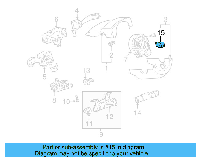 Cylinder Bezel 1K0-905-869-A-9B9 - View 17