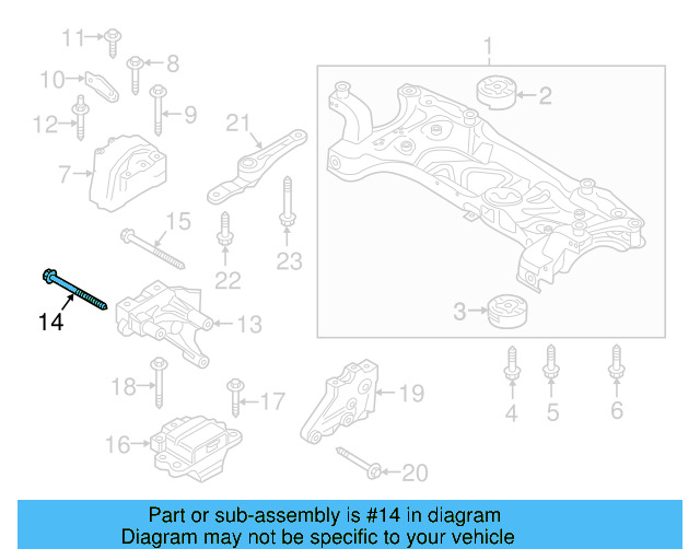Support Bracket Bolt N-019-502-13 - View 23