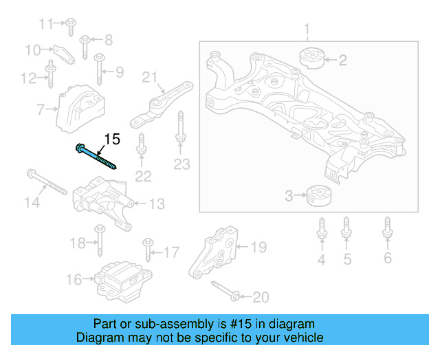 Support Bracket Bolt N-019-502-13 - View 107