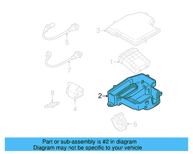 ECM Housing 8D1-907-355-B - View 2