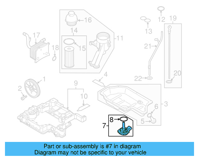 Oil Level Sensor 06E-907-660 - View 49