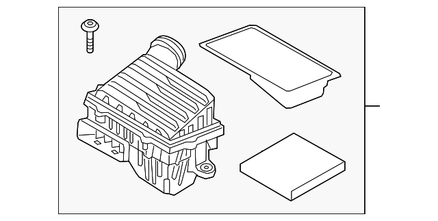 Air Cleaner Assembly 5QM-129-607-C - View 2