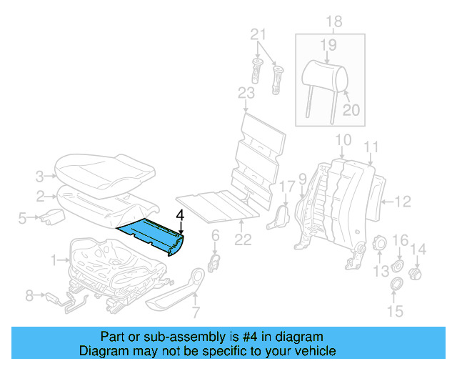 Rear Cover 8D0-881-472 - View 4