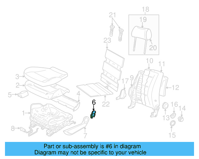 Rear Cap 4A0-881-088-Q70 - View 3