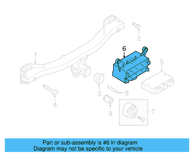 Mount Bracket 7P6-907-179-A - View 9