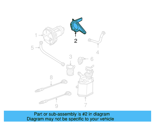 Air Pump Bracket 06A-131-085-B - View 9