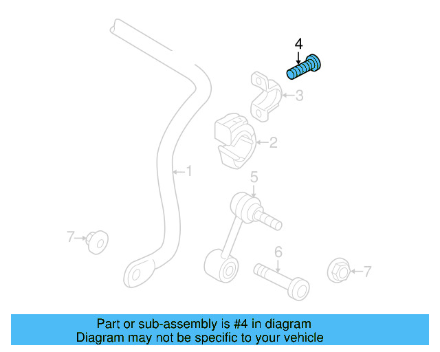 Stabilizer Bar Bolt N-107-193-01 - View 15