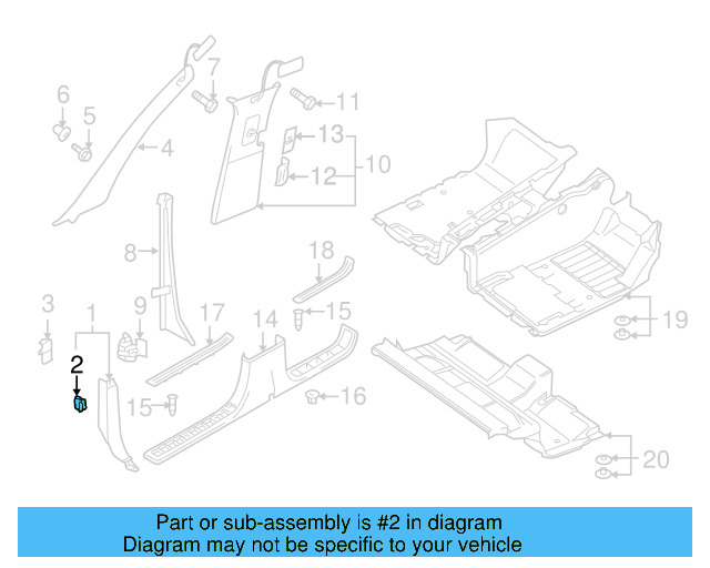 Body B 4A0-867-276-A - View 2