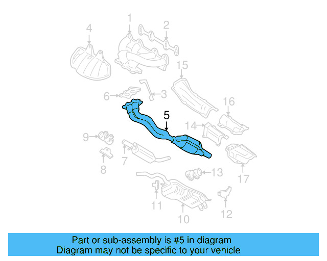 Front Pipe 1J0-254-508-G - View 4
