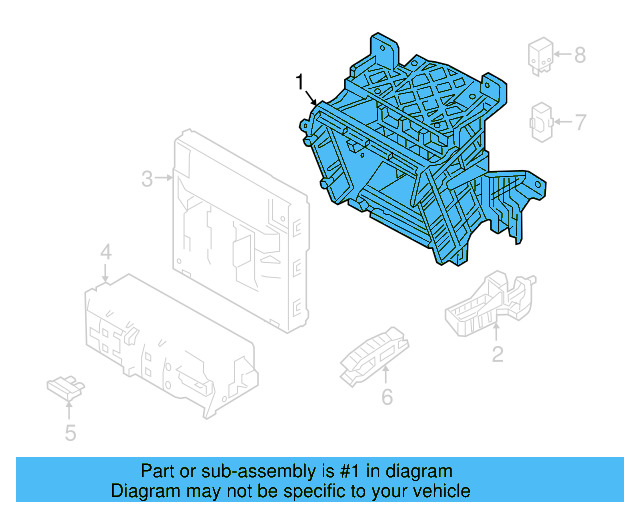 Bracket 5C0-907-371-B - View 3