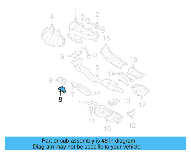 Resonator & Pipe Bracket 1J0-253-144-G - View 49