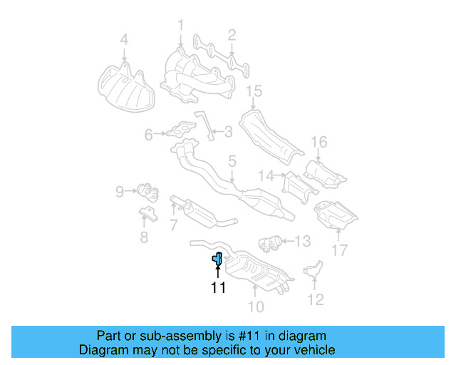 Exhaust Muffler Bracket 1J0-253-144-Q - View 58