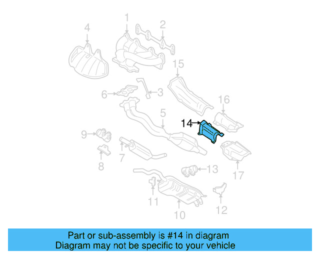 Heat Shield 1J0-803-311-J - View 33