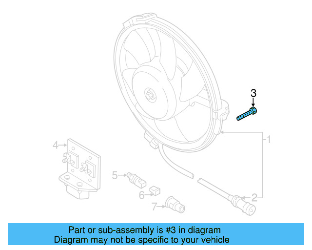 Fan Assembly Bolt N-010-261-3 - View 8