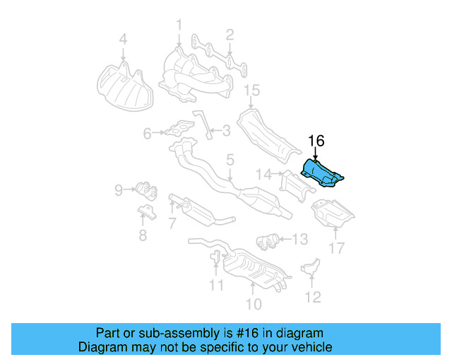 Heat Shield 1J0-803-313-E - View 36
