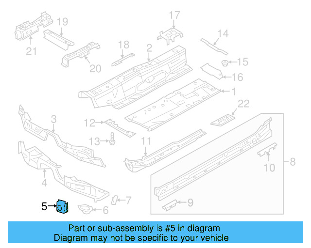 Lower Cross 5Q0-804-770-A - View 14