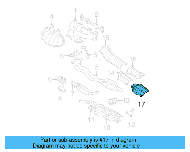 Heat Shield 1J0-803-310-E - View 43