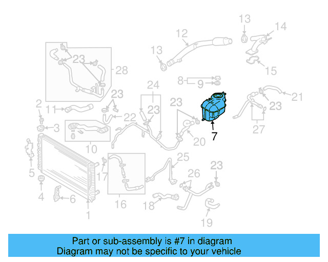 Reservoir 3B0-121-407-B - View 3