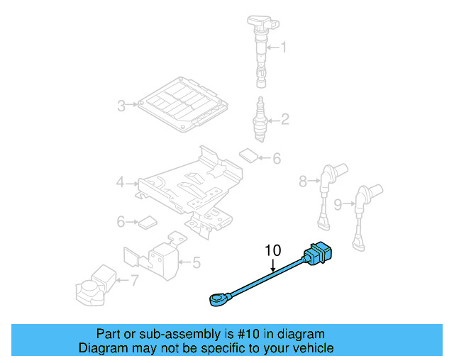Knock Sensor 030-905-377-D - View 68