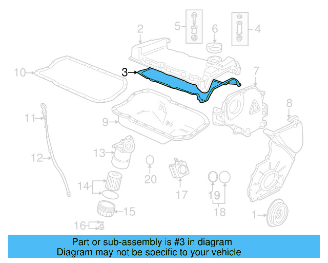 Valve Cover Gasket 022-103-483-E - View 18