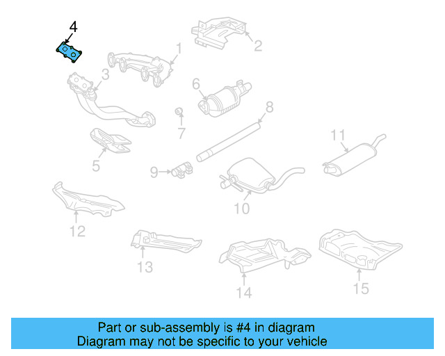 Exhaust Pipe To Manifold Gasket 1J0-253-115-J