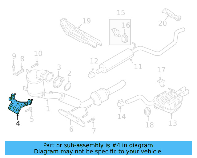 Front Bracket 5Q0-253-249-A - View 9
