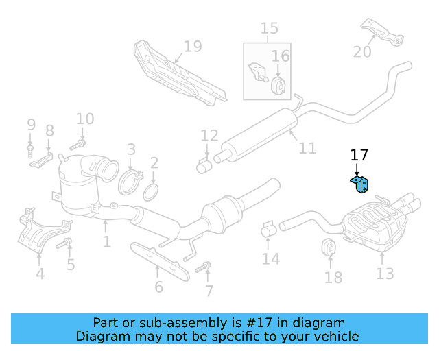 Rear Hanger 5Q0-253-144-N - View 5