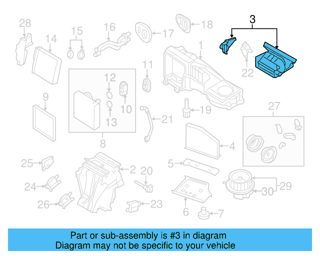 Intake Duct 3C0-898-304-D - View 33