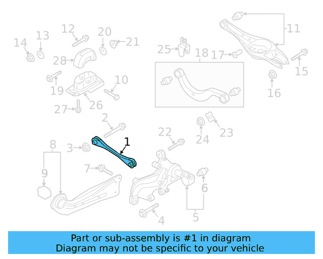 Lateral Arm 5Q0-501-529-F - View 5