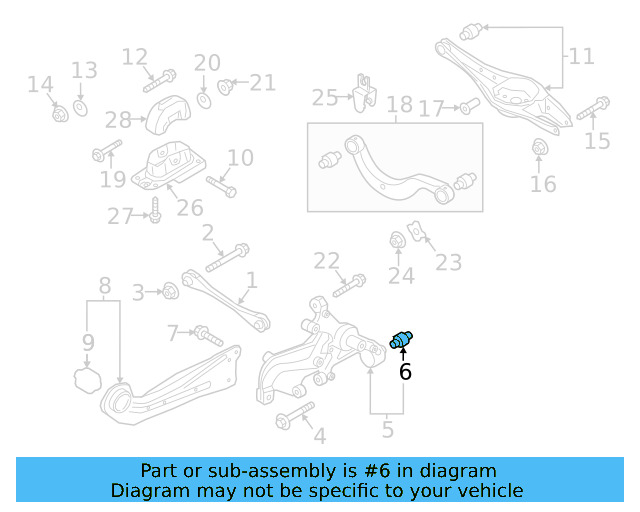 Lower Control Arm Mount Bolt N-912-177-01 - View 32