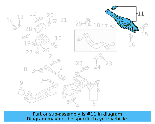 Lower Control Arm 5QM-505-311 - View 12