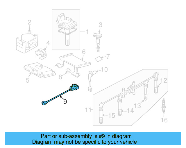Knock Sensor 030-905-377-D - View 9
