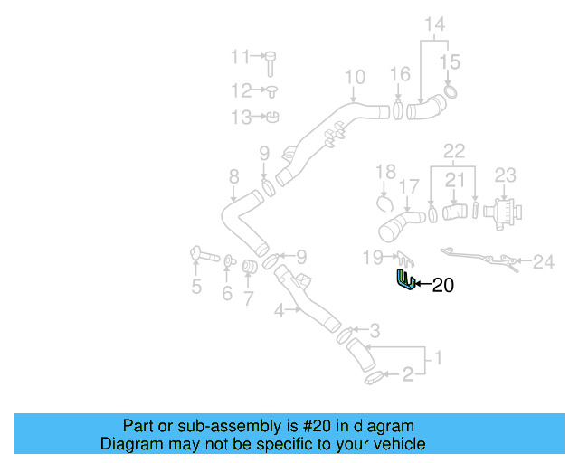 Connector Hose 1K0-145-828-AC - View 30