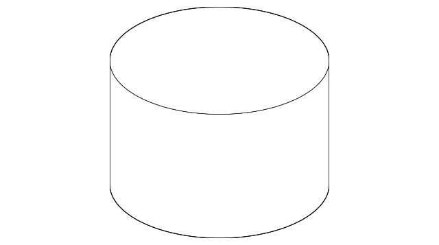 Center Seat Belt Cap 281-857-797-01C - View 3