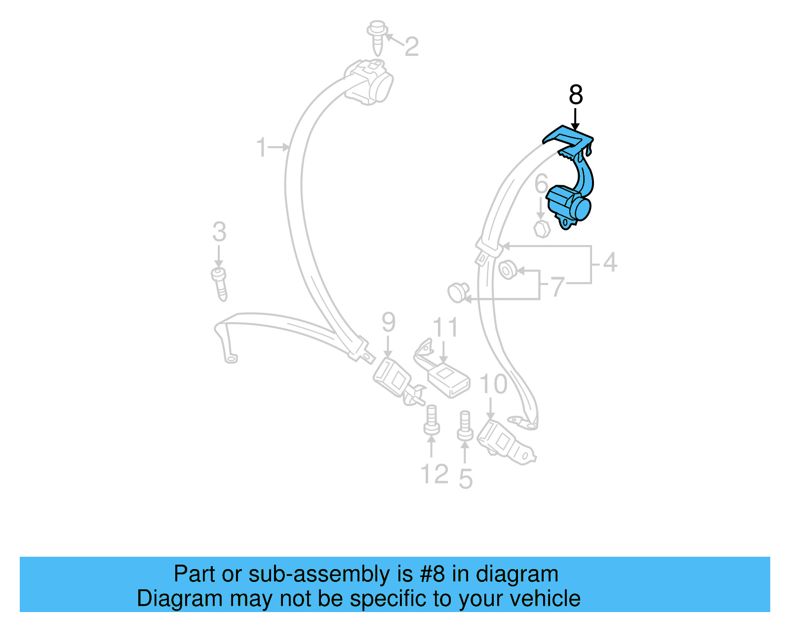 Belt Guide 565-857-781-9B9 - View 2