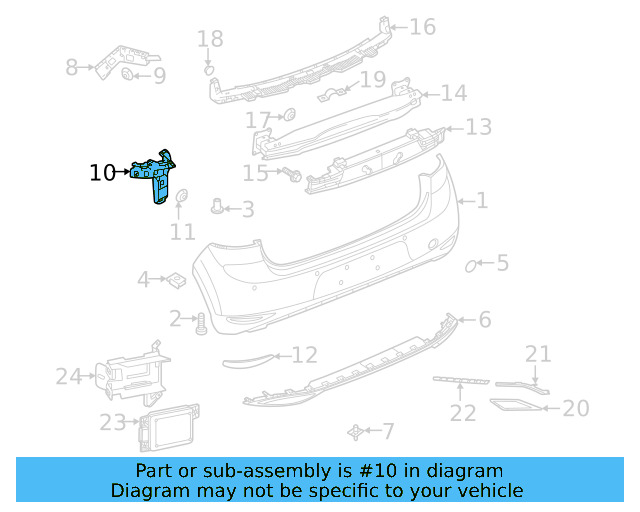 Guide Bracket 5GM-807-393-A - View 8