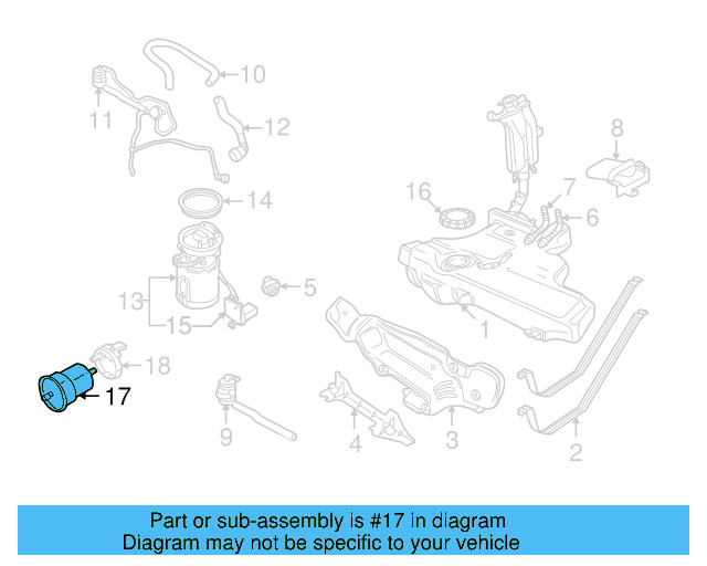 FUEL FILTER Gas motor 6Q0-201-051-J - View 23