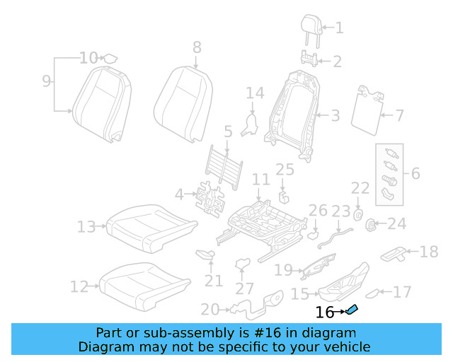 Side Cover Cap 3CN-881-637-82V