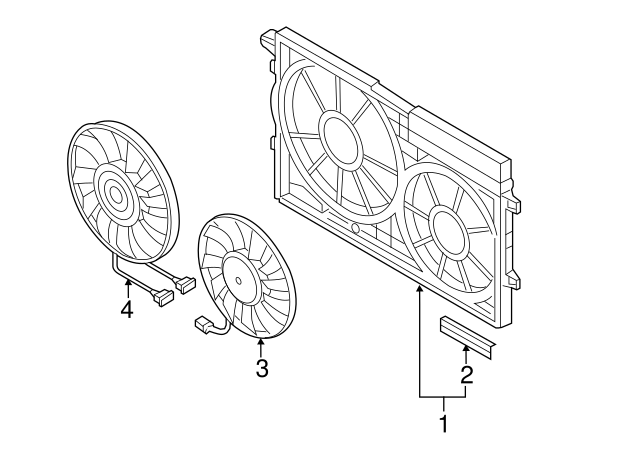 Radiator Shutter Assembly 1K0-121-223 - View 46