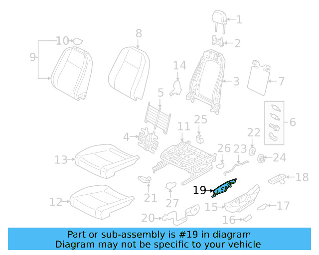 Retaining Bracket 3CN-881-537-A - View 3