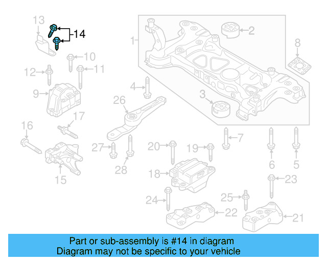 Mount Bracket Mount Bolt N-106-833-01