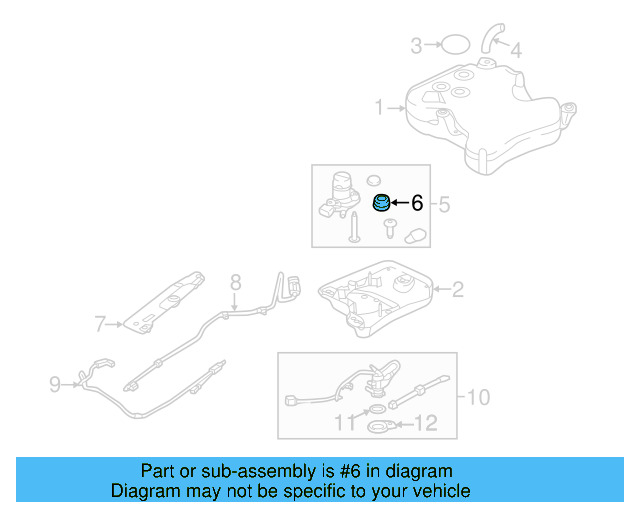 Pump Assembly Repair Kit 5Q0-198-975 - View 7