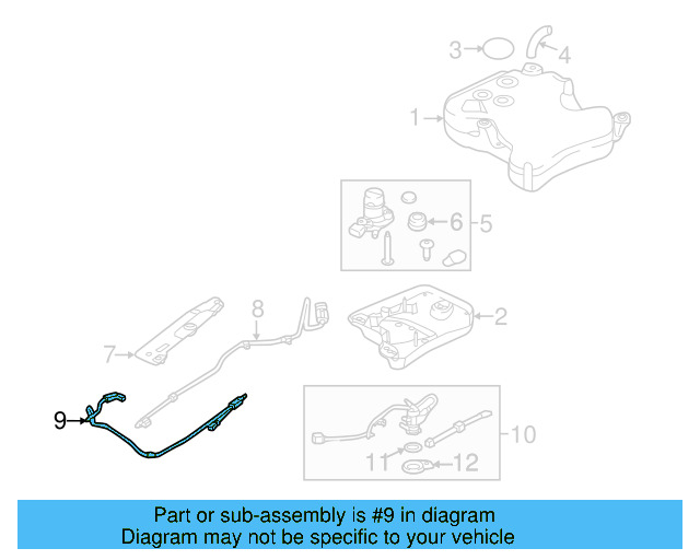 Connector Hose 5C0-131-984-E - View 8