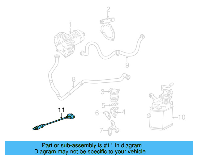 Oxygen Sensor 06A-906-262-CM - View 13