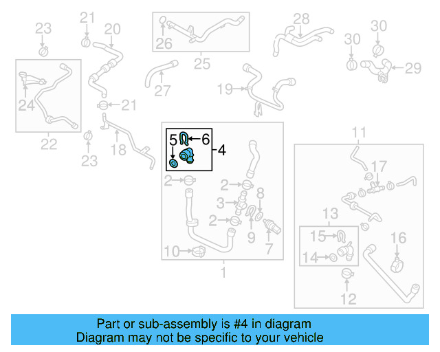 Lower Coupling 1K0-122-291-BM - View 35