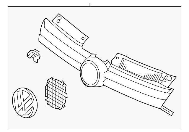 Grille 5K0-853-651-BF-041 - View 2