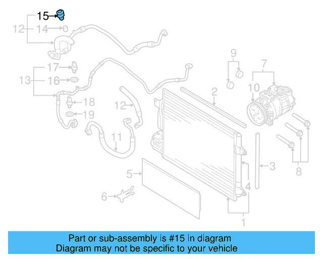 Fill Valve Cap 8A0-820-871-AB - View 13
