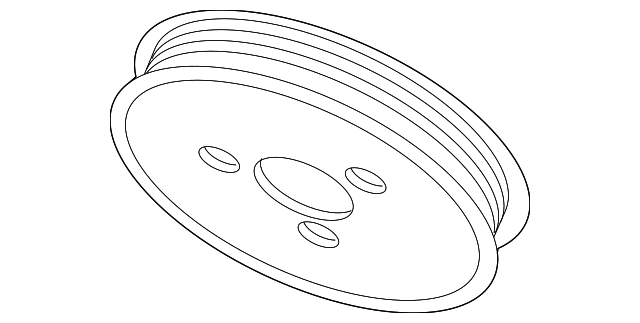 Pump Pulley 059-121-031-H - View 2