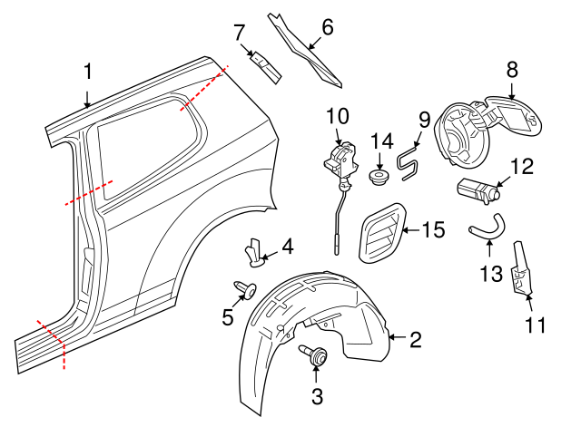 Quarter Panel 5K3-809-843 - View 2